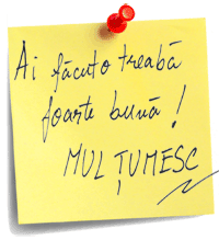 multumesc